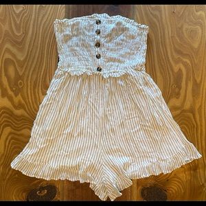 American Eagle Outfitters Striped Romper